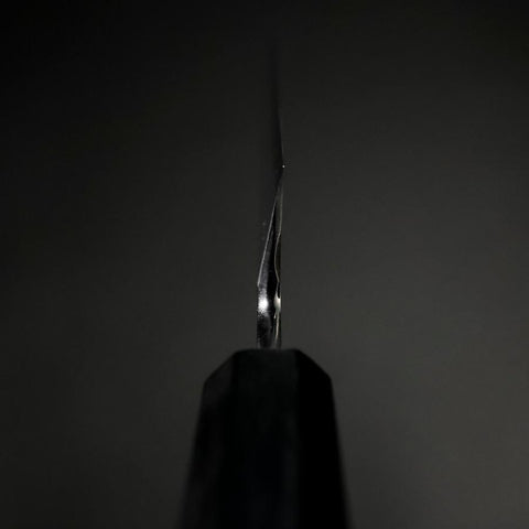 Kiritsuke White Steel #2 Kasumi Manche Urushi Bleu Sombre 230mm-[Musashi]-[Couteaux de cuisine japonais]