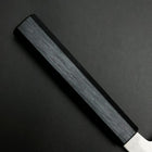 Kiritsuke White Steel #2 Kasumi Manche Urushi Bleu Sombre 230mm-[Musashi]-[Couteaux de cuisine japonais]