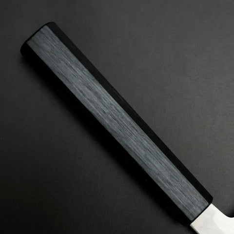 Kiritsuke White Steel #2 Kasumi Manche Urushi Bleu Sombre 230mm-[Musashi]-[Couteaux de cuisine japonais]