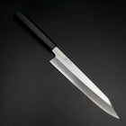 Kiritsuke White Steel #2 Kasumi Manche Urushi Bleu Sombre 230mm-[Musashi]-[Couteaux de cuisine japonais]