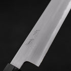 Kiritsuke White Steel #2 Kasumi Manche en Buffle et Bois de Teck 210mm-[Musashi]-[Couteaux de cuisine japonais]