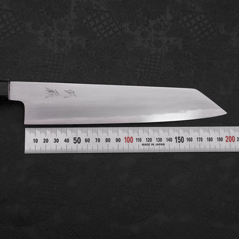 Kiritsuke White Steel #2 Kasumi Manche en Buffle et Bois de Teck 210mm-[Musashi]-[Couteaux de cuisine japonais]