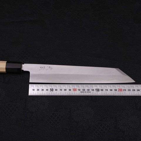 Kiritsuke White Steel #2 Kasumi Manche en Buffle et Magnolia 240mm-[Musashi]-[Couteaux de cuisine japonais]