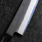 Kiritsuke White Steel #2 Kurouchi Manche en Buffle et Ébène 200mm-[Musashi]-[Couteaux de cuisine japonais]