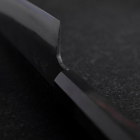 Kiritsuke White Steel #2 Kurouchi Manche en Buffle et Ébène 200mm-[Musashi]-[Couteaux de cuisine japonais]