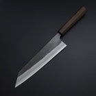 Kiritsuke White Steel #2 Kurouchi Nashiji Manche en Frêne 210mm-[Musashi]-[Couteaux de cuisine japonais]