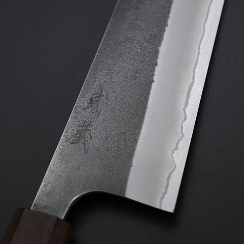Kiritsuke White Steel #2 Kurouchi Nashiji Manche en Frêne 210mm-[Musashi]-[Couteaux de cuisine japonais]