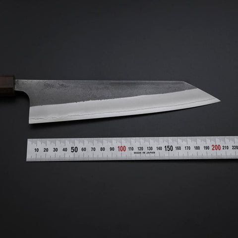 Kiritsuke White Steel #2 Kurouchi Nashiji Manche en Frêne 210mm-[Musashi]-[Couteaux de cuisine japonais]