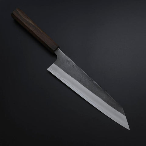 Kiritsuke White Steel #2 Kurouchi Nashiji Manche en Frêne 210mm-[Musashi]-[Couteaux de cuisine japonais]