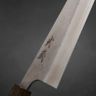 Kiritsuke White Steel #2 Nashiji Manche en Frêne 210mm-[Musashi]-[Couteaux de cuisine japonais]