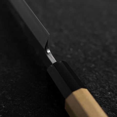 Kiritsuke Yanagiba Blue Steel #2 Kasumi Buffalo Magnolia Handle 260mm-[Musashi]-[Japanese-Kitchen-Knives]