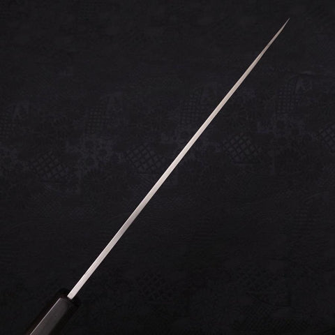 Kiritsuke Yanagiba Silver Steel #3 Kasumi Manche en Buffle et Ébène 240mm-[Musashi]-[Couteaux de cuisine japonais]