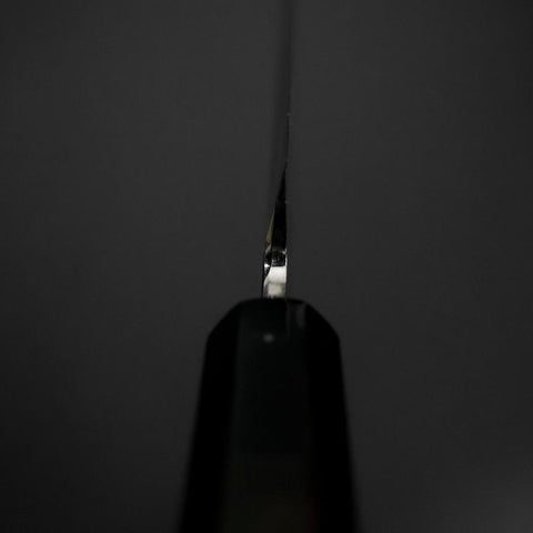 Kiritsuke Yanagiba Silver Steel #3 Kasumi Manche en Buffle et Ébène 270mm-[Musashi]-[Couteaux de cuisine japonais]