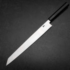 Kiritsuke Yanagiba Silver Steel #3 Kasumi Manche en Buffle et Ébène 300mm-[Musashi]-[Couteaux de cuisine japonais]