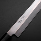 Kiritsuke Yanagiba Silver Steel #3 Kasumi Manche en Buffle et Ébène 300mm-[Musashi]-[Couteaux de cuisine japonais]