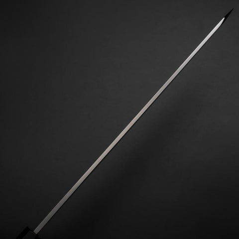 Kiritsuke Yanagiba Silver Steel #3 Kasumi Manche en Buffle et Ébène 300mm-[Musashi]-[Couteaux de cuisine japonais]