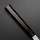 Kiritsuke Yanagiba Silver Steel #3 Kasumi Manche en Buffle et Ébène 300mm-[Musashi]-[Couteaux de cuisine japonais]