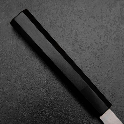 Kiritsuke Yanagiba Silver Steel #3 Kasumi Manche en Buffle et Ébène 300mm-[Musashi]-[Couteaux de cuisine japonais]