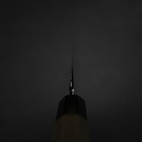 Kiritsuke Yanagiba Silver Steel #3 Kasumi Manche en Buffle et Magnolia 270mm-[Musashi]-[Couteaux de cuisine japonais]