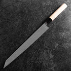 Kiritsuke Yanagiba Silver Steel #3 Kasumi Manche en Buffle et Magnolia 300mm-[Musashi]-[Couteaux de cuisine japonais]