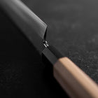 Kiritsuke Yanagiba Silver Steel #3 Kasumi Manche en Buffle et Magnolia 300mm-[Musashi]-[Couteaux de cuisine japonais]