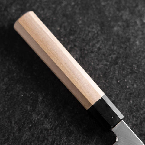 Kiritsuke Yanagiba Silver Steel #3 Kasumi Manche en Buffle et Magnolia 300mm-[Musashi]-[Couteaux de cuisine japonais]