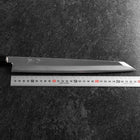 Kiritsuke Yanagiba Silver Steel #3 Kasumi Manche en Buffle et Magnolia 300mm-[Musashi]-[Couteaux de cuisine japonais]