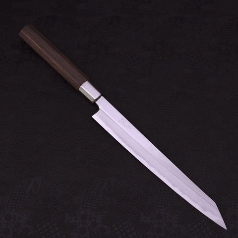 Kiritsuke Yanagiba Silver Steel #3 Manche en Noyer 240mm-[Musashi]-[Couteaux de cuisine japonais]