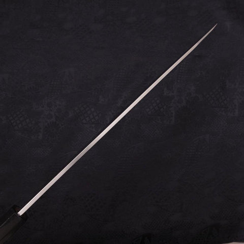 Kiritsuke Yanagiba Silver Steel #3 Poli Manche en Buffle et Ébène 270mm-[Musashi]-[Couteaux de cuisine japonais]
