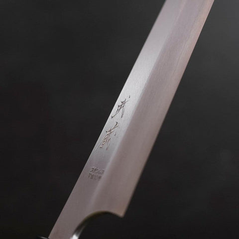 Kiritsuke Yanagiba VG-10 Poli Manche en Buffle et Ébène 300mm-[Musashi]-[Couteaux de cuisine japonais]