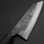 Kobunka Blue Steel #2 Kurouchi Ebony Handle 120mm (4.7”)-[Musashi]-[Couteaux de cuisine japonais]
