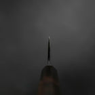 Kobunka Blue Steel #2 Kurouchi Ebony Handle 120mm (4.7”)-[Musashi]-[Couteaux de cuisine japonais]
