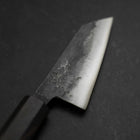 Kobunka Blue Steel #2 Kurouchi Ebony Handle 80mm (3.1”)-[Musashi]-[Couteaux de cuisine japonais]