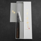 Kobunka Blue Steel #2 Kurouchi Ebony Handle 80mm (3.1”)-[Musashi]-[Couteaux de cuisine japonais]