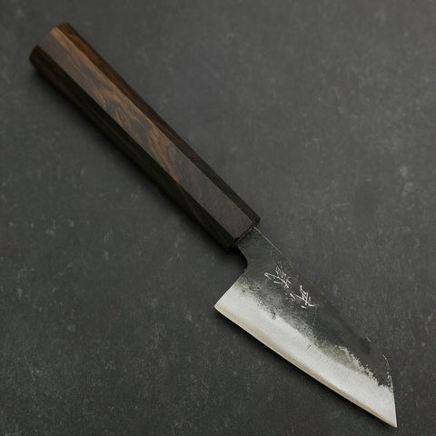 Kobunka Blue Steel #2 Kurouchi Manche en Ébène 80mm-[Musashi]-[Couteaux de cuisine japonais]