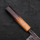 Kodeba White Steel #2 Kurouchi Tsuchime Manche Yaki Urushi 120mm-[Musashi]-[Couteaux de cuisine japonais]