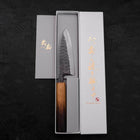 Kodeba White Steel #2 Kurouchi Tsuchime Manche Yaki Urushi 120mm-[Musashi]-[Couteaux de cuisine japonais]