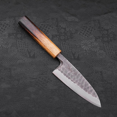 Kodeba White Steel #2 Kurouchi Tsuchime Manche Yaki Urushi 120mm-[Musashi]-[Couteaux de cuisine japonais]
