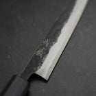 Koyanagi Blue Steel #1 Kurouchi Manche Urushi Bleu Sombre 150mm-[Musashi]-[Couteaux de cuisine japonais]