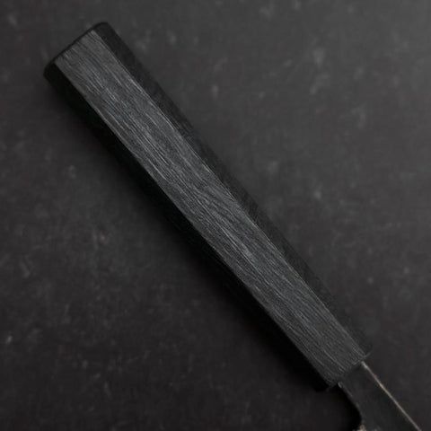 Koyanagi Blue Steel #1 Kurouchi Manche Urushi Bleu Sombre 150mm-[Musashi]-[Couteaux de cuisine japonais]