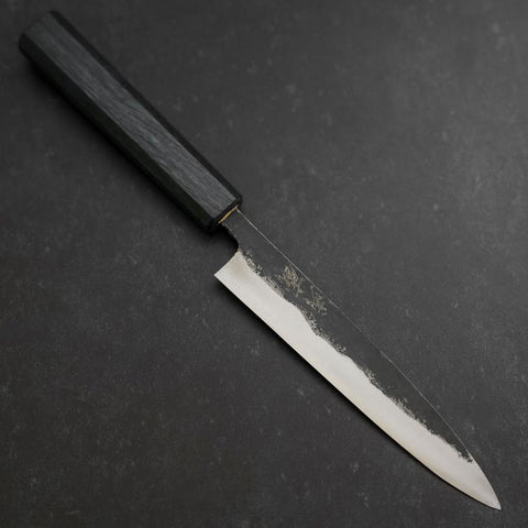 Koyanagi Blue Steel #1 Kurouchi Manche Urushi Bleu Sombre 150mm-[Musashi]-[Couteaux de cuisine japonais]