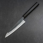 Koyanagi Blue Steel #2 Kurouchi Damas Manche en Buffle et Ébène 135mm-[Musashi]-[Couteaux de cuisine japonais]
