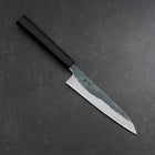Koyanagi Blue Steel #2 Kurouchi Damas Manche en Buffle et Ébène 135mm-[Musashi]-[Couteaux de cuisine japonais]