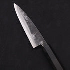 Koyanagi Blue Super Kurouchi Manche en Buffle et Ébène 120mm-[Musashi]-[Couteaux de cuisine japonais]