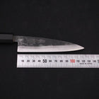 Koyanagi Blue Super Kurouchi Manche en Buffle et Ébène 120mm-[Musashi]-[Couteaux de cuisine japonais]