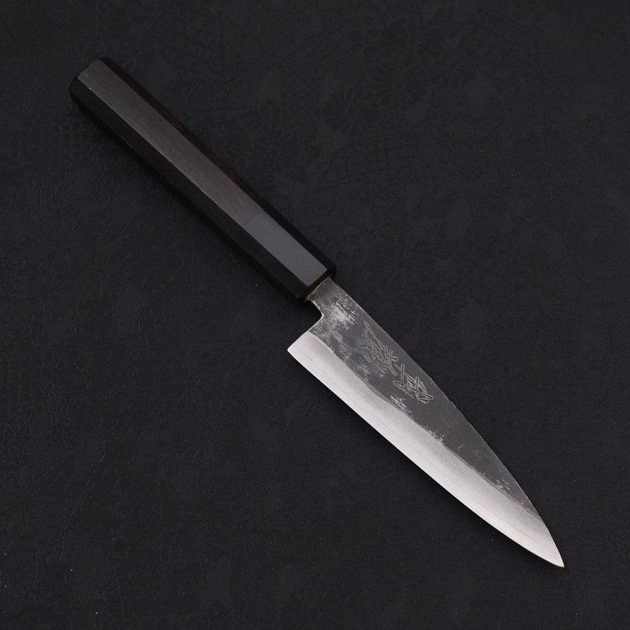 Koyanagi Blue Super Kurouchi Manche en Buffle et Ébène 120mm-[Musashi]-[Couteaux de cuisine japonais]