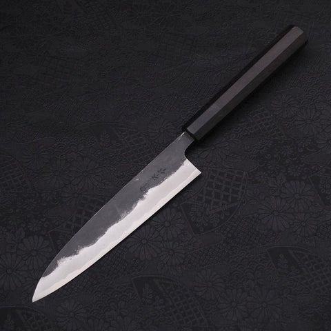 Koyanagi Blue Super Kurouchi Manche en Buffle et Ébène 150mm-[Musashi]-[Couteaux de cuisine japonais]