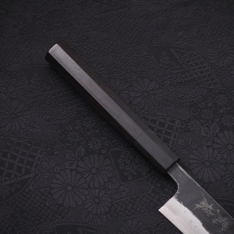 Koyanagi Blue Super Kurouchi Manche en Buffle et Ébène 150mm-[Musashi]-[Couteaux de cuisine japonais]