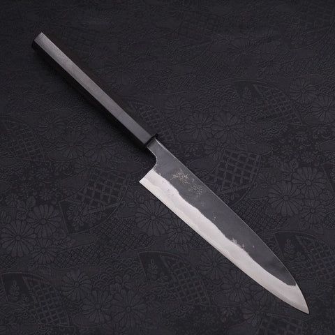 Koyanagi Blue Super Kurouchi Manche en Buffle et Ébène 150mm-[Musashi]-[Couteaux de cuisine japonais]