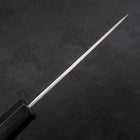 Koyanagi White Steel #2 Kasumi Chokin Nami Manche en Buffle et Ébène 110mm-[Musashi]-[Couteaux de cuisine japonais]